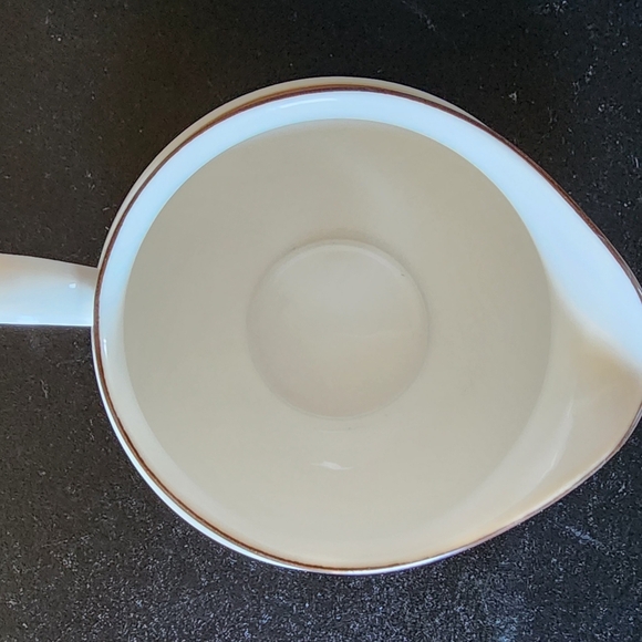 Bleufleur Versatone By Noritake VTG China Gravy Boat w/ Attached Saucer B319W30 - Picture 4 of 4